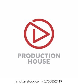 simple logo for production house or other movie institutions