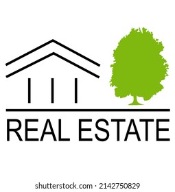 Logotipo simple para bienes raíces