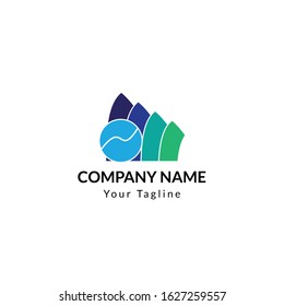 SIMPLE LOGO REAL ESTATE Fullcolour, logogram for real estate simple, shopihasted, elegant and clean.