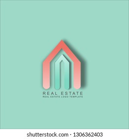 it simple logo for real estate , house and  etc 