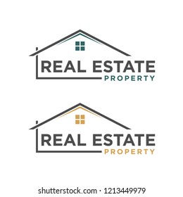 simple logo real estate & property company