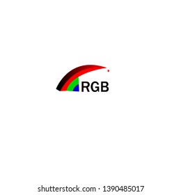 Simple logo RGB with three color