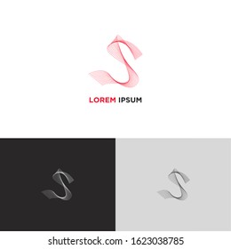Simple Logo S. Modern Design. Vector Illustration