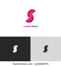 Simple Logo S. Modern Design. Vector Illustration