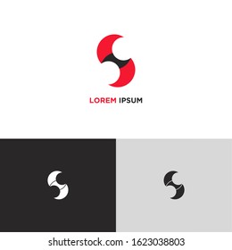 Simple Logo S. Modern Design. Vector Illustration