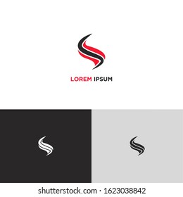 Simple Logo S. Modern Design. Vector Illustration
