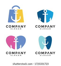 the simple logo set bundle anchor
