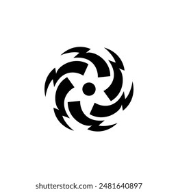 Simple logo with six bolt circles forming a flower