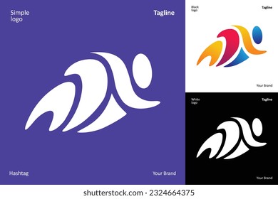 un logotipo sencillo es adecuado para una marca de identidad corporativa moderna a largo plazo.