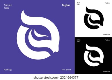 un logotipo sencillo es adecuado para una marca de identidad corporativa moderna a largo plazo.