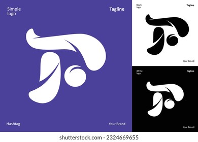 a simple logo is suitable for a modern corporate identity brand for the long term.