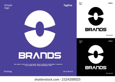 a simple logo suitable for surfing equipment company brand identity