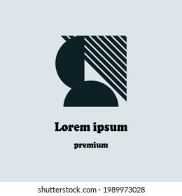 einfaches Logo und Symboldesign, geeignet für die Marke
