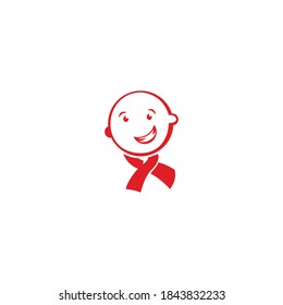 logotipo y símbolo sencillos para el día mundial de las ayudas