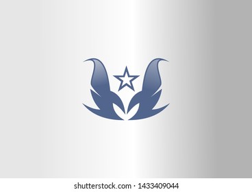 simple logo technology in blue