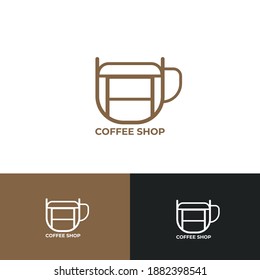 simple logo template for a coffee shop