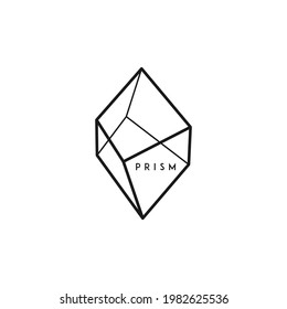 Simple logo template with geometric symbol.