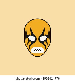 Simple logo template with a mask.