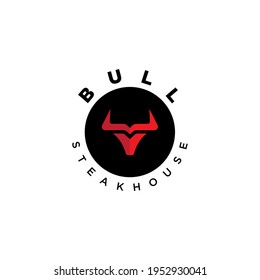 Simple Logo Template For Steakhouse.