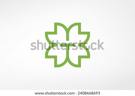 A simple logo that combines the letters T and flowers. Impressed natural, suitable for cosmetic and other companies.