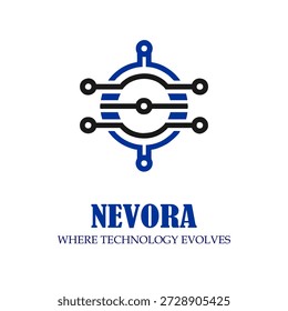 Un logotipo simple que es perfecto para un logotipo de tecnología.