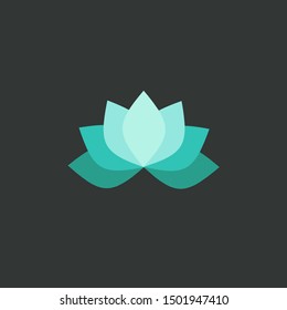 simple logo that resembles a flower