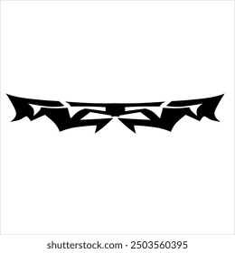 simple logo from tribal shape