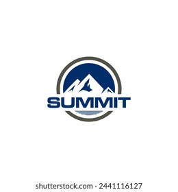 Simple Logo Type Summit Mountain Logo 