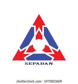 SIMPLE LOGO WITH UNIQUE SHAPES AND INTERESTING COLOR. EPS 1O