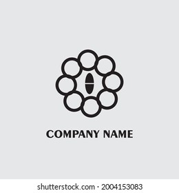 simple logo vector for company 