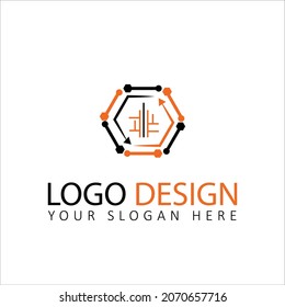 Einfache Logo-Vektorgrafik