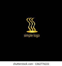 simple logo vector template with gradient colors