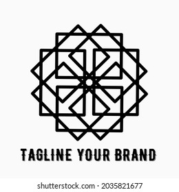 A simple logo vector that is suitable for use as a brand and company logo
