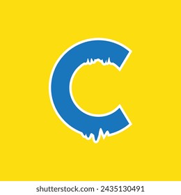 Ein einfaches Logo aus den Worten Cool, Cool Logo, Logo C.
