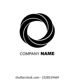 a simple logo for your business in black