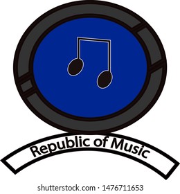 Simple logo for your music