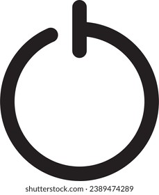 simple logout icon in basic essential package