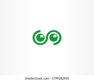 Simple look logo design icon