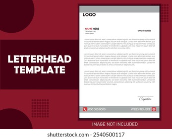 PLANTILLA DE DISEÑO DE MEMBRETE DE ASPECTO SIMPLE