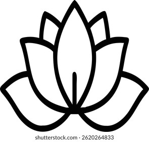 A Simple Lotus Art Design