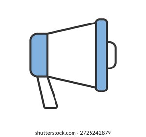 Vector de ilustración de icono de altavoz simple