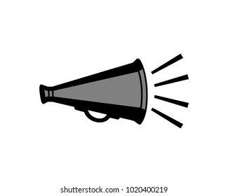 Simple Loudspeaker or Megaphone Illustration Symbol Vector