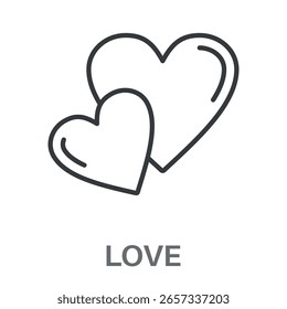 Simple Love Design Icon, Simple Style Design Inspiration For Any Logos Interface And Purpose