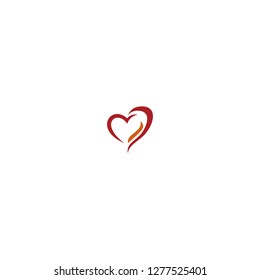 simple lo-ve logo