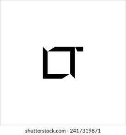 simple LT creative modern letters vector icon logo illustration.
