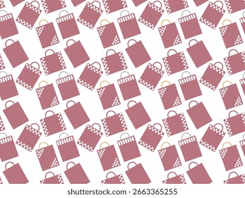 Simple lucky bag seamless background material