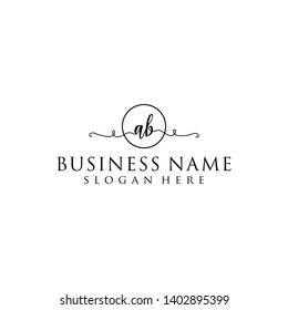 Simple and Luxuary Monogram / Initial AB logo design inspiration