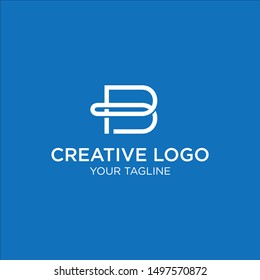 Simple and luxurious logo, letter B with thin geometric lines.
Business and Finance.
EPS10, Vector.