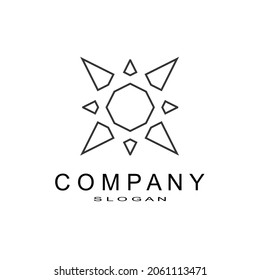 simple luxury abstract logo design vector template inspiration