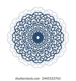 Simple Luxury Decorative Mandala Template Background Illustration Floral Mandala Art Design